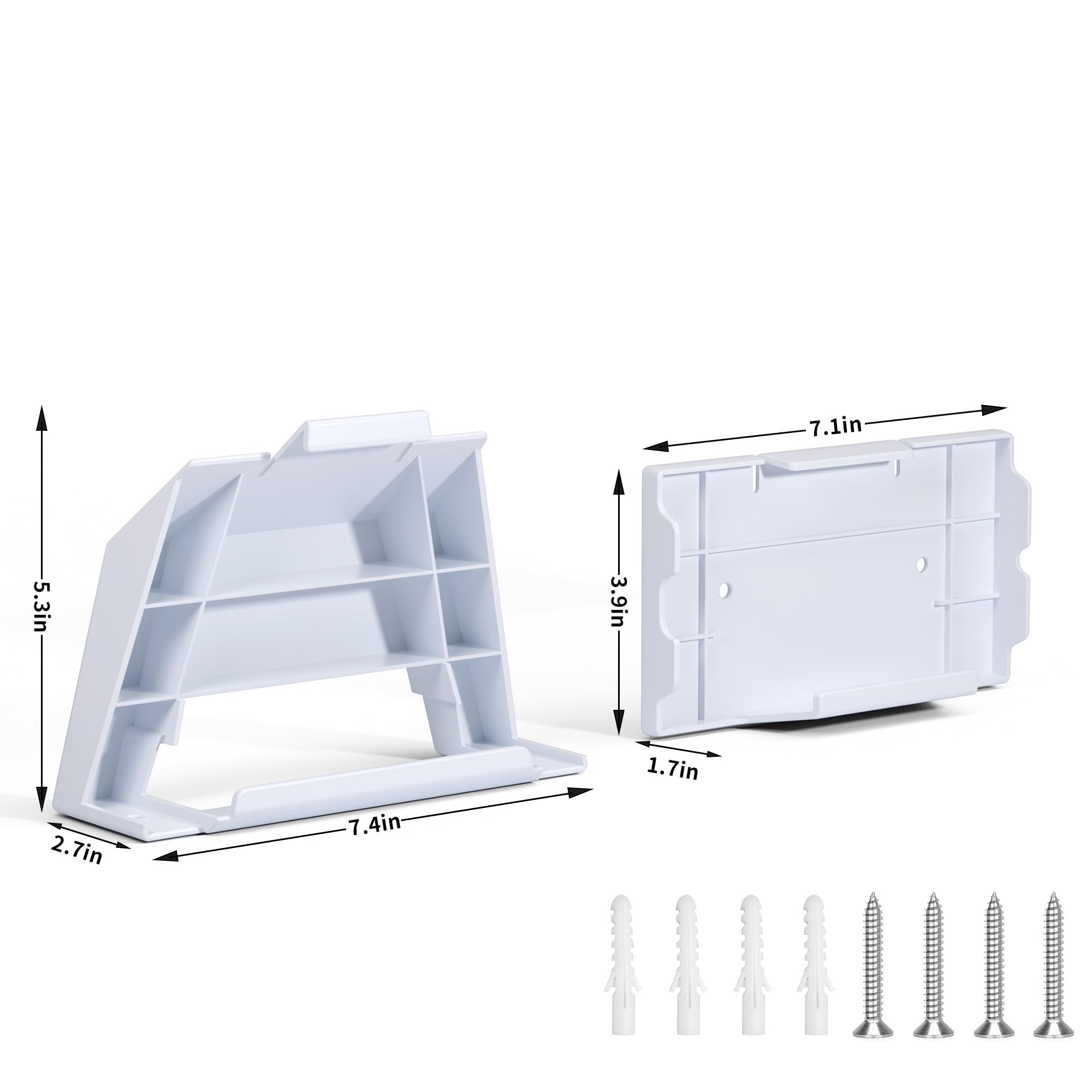 Starlink Gen 3 Router Wall Mount With Standard Power Supply Mount; Starlink V3 Abs Mounting Bracket Kit, Starlink Accessories Fo